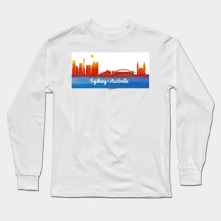 iconic Sydney Australia Long Sleeve T-Shirt